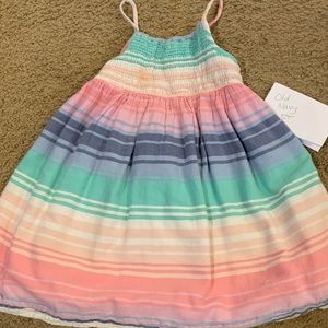 Old navy rainbow dress. 5t